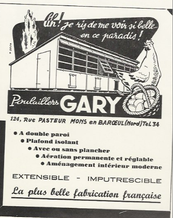 Poulailler Gary , fabrication française ; garantie à vie